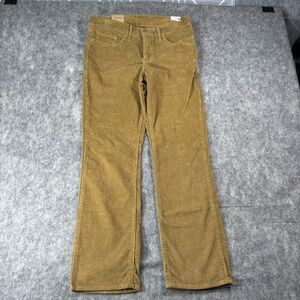 Levis Woman’s Brown‎ 314 Shaping Straight Corduroy Jeans Size 31x30